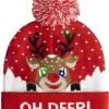 Overig Beanie Oh Deer! Met LED-verlichting -Sinterklaas Verkoop beanie oh deer met led verlichting