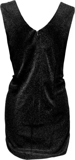 Overig Dames Glitter Jurkje Zwart 7 Overig Dames Glitter Jurkje Zwart -Sinterklaas Verkoop dames glitter jurkje zwart 3