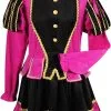 Overig Dames Pietenpak Murcia Zwart/Pink -Sinterklaas Verkoop dames pietenpak murcia zwart pink