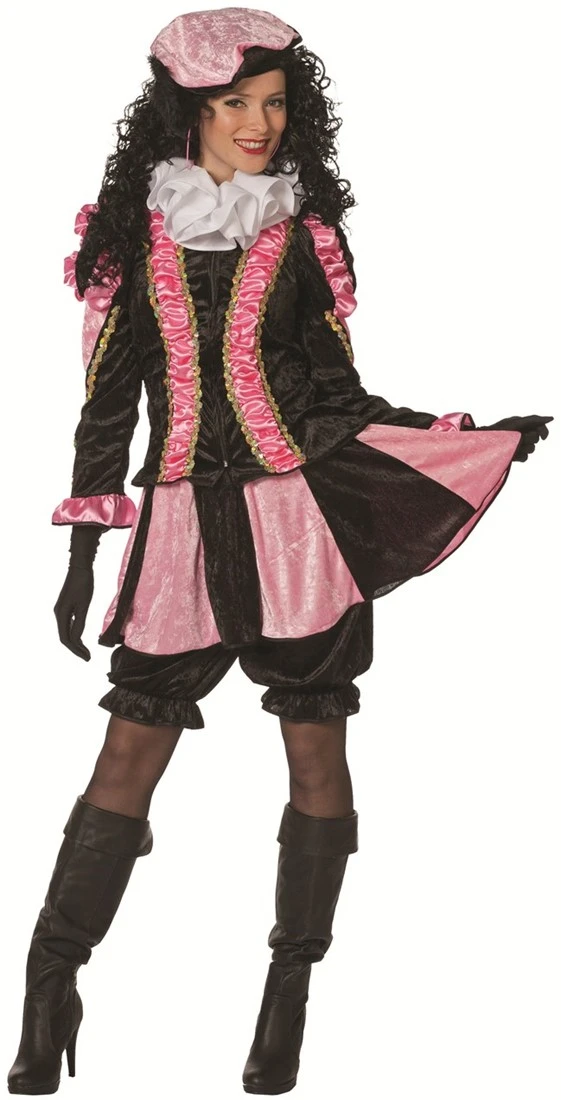 Overig Dames Pietenpak Pepita Roze-Zwart 3 Overig Dames Pietenpak Pepita Roze-Zwart