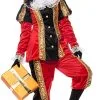Overig Dames Pietenpak Zwart/Rood Luxe -Sinterklaas Verkoop dames pietenpak zwart rood luxe