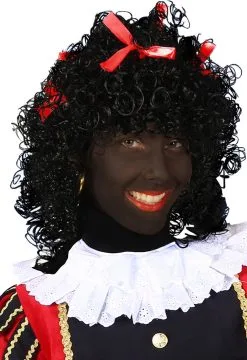 Overig Dames Pietenpruik Pepita Wetlook Met Rode Strikjes -Sinterklaas Verkoop dames pietenpruik pepita wetlook met rode strikjes 1