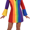 Overig Damesjurkje Seventies Rainbow -Sinterklaas Verkoop damesjurkje seventies rainbow