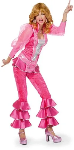 Overig Dameskostuum Mama Mia Luxe Pink