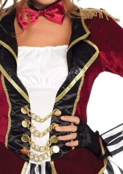 LEG AVENUE Dameskostuum Night Ringmaster -Sinterklaas Verkoop dameskostuum night ringmaster detail 2