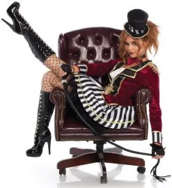 LEG AVENUE Dameskostuum Night Ringmaster -Sinterklaas Verkoop dameskostuum night ringmaster zijkant 1