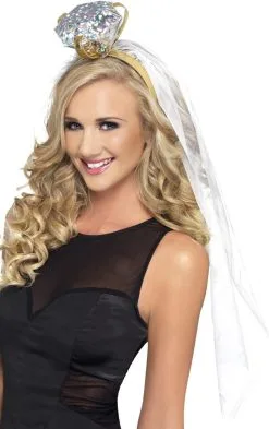 Overig Diadeem Bruidssluier Met Diamanten Ring