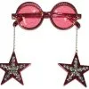 Overig Disco Bril Star De Luxe Roze -Sinterklaas Verkoop disco bril star de luxe roze