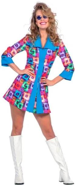 Overig Disco Jurkje Seventies Blok -Sinterklaas Verkoop disco jurkje seventies blok 2