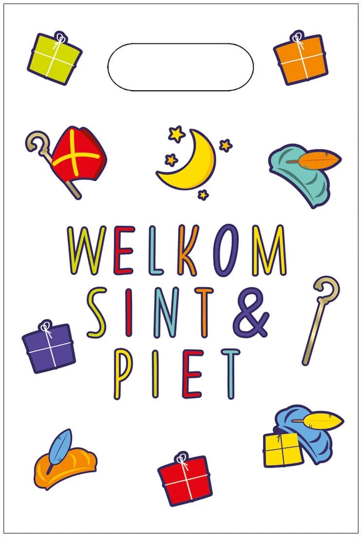 Overig Feestzakjes Welkom Sint & Piet - 6st 3 Overig Feestzakjes Welkom Sint & Piet - 6st
