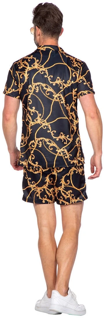 Overig Festival Outfit Heren Eros Zwart-Goud 5 Overig Festival Outfit Heren Eros Zwart-Goud - Afbeelding 3