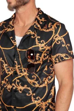 Overig Festival Outfit Heren Eros Zwart-Goud 11 Overig Festival Outfit Heren Eros Zwart-Goud -Sinterklaas Verkoop festival outfit heren eros zwart goud detail 1