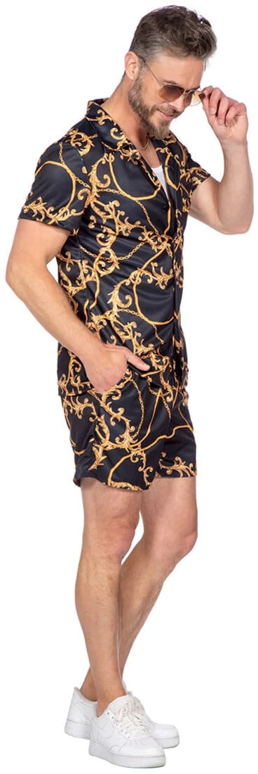 Overig Festival Outfit Heren Eros Zwart-Goud 4 Overig Festival Outfit Heren Eros Zwart-Goud - Afbeelding 2