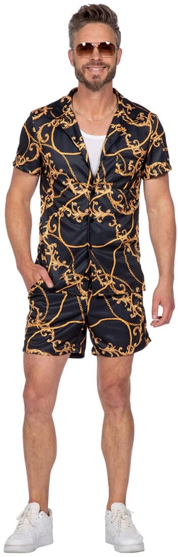 Overig Festival Outfit Heren Eros Zwart-Goud 3 Overig Festival Outfit Heren Eros Zwart-Goud