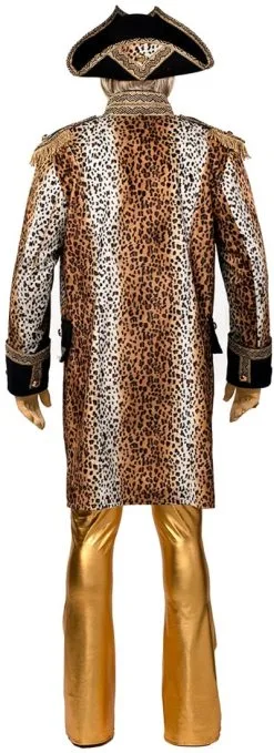 Overig Heren Carnavalsjas Panter Leo -Sinterklaas Verkoop heren carnavalsjas panter leo achterkant