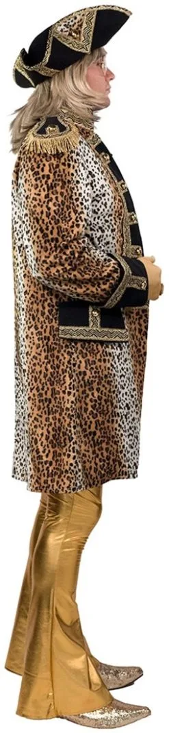 Overig Heren Carnavalsjas Panter Leo -Sinterklaas Verkoop heren carnavalsjas panter leo zijkant