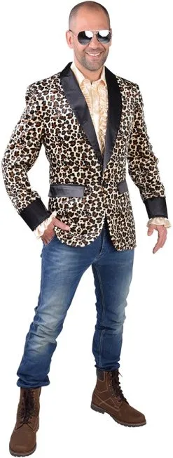 Overig Heren Colbert Sheeba Met Panterprint -Sinterklaas Verkoop heren colbert sheeba met panterprint 2