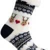 Overig Huissokken Rudolf Donkerblauw/Wit -Sinterklaas Verkoop huissokken rudolf donkerblauw wit