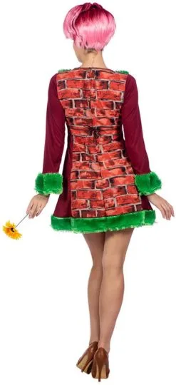 Overig Jurk Muurbloempje Luxe -Sinterklaas Verkoop jurk muurbloempje luxe achterkant