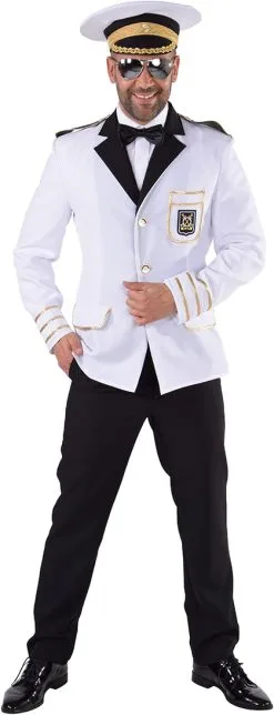 Overig Kapiteinsjas Wit Luxe