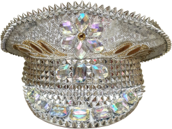 Overig Kapiteinspet Burningman Zilver Luxe