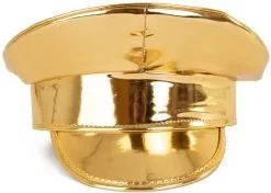 Overig Kapiteinspet Metallic Goud