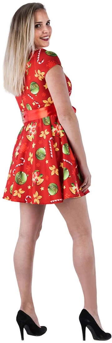 Overig Kerst Jurkje Christmas Bells Rood 4 Overig Kerst Jurkje Christmas Bells Rood - Afbeelding 2