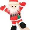 Carnavalsland Kerstman Handpop Pluche 2 Carnavalsland Kerstman Handpop Pluche -Sinterklaas Verkoop kerstman handpop pluche