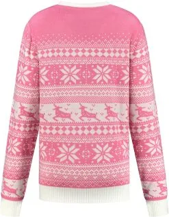 Overig Kersttrui Gingerbread Roze -Sinterklaas Verkoop kersttrui gingerbread roze trui achterkant