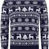 Overig Kersttrui Klassiek Donker Blauw -Sinterklaas Verkoop kersttrui klassiek donker blauw