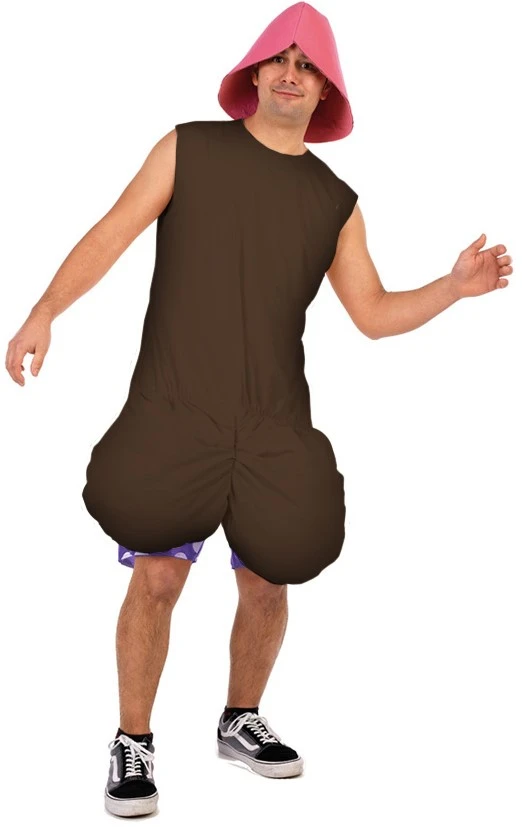 Overig Kostuum Crazy Penis Bruin 3 Overig Kostuum Crazy Penis Bruin