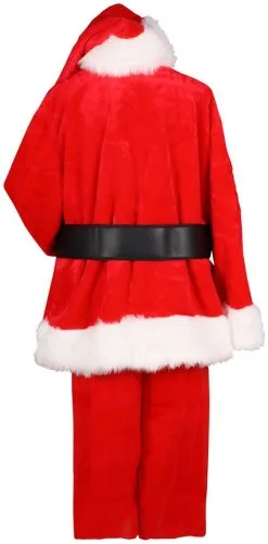 Overig Kostuum Kerstman American Style Luxe -Sinterklaas Verkoop kostuum kerstman american style luxe achterkant