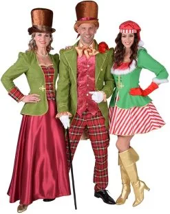 Overig Kostuum Victoriaanse Heer Groen Luxe -Sinterklaas Verkoop kostuum victoriaanse heer groen luxe 3