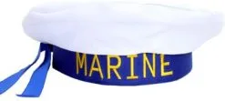 Overig Matrozenbaret Blauw/Wit
