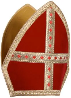 Overig Mijter Fluweel Wyber Luxe Rood