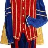 Overig Pietenkostuum Marbella Katoen Fluweel Blauw/Rood -Sinterklaas Verkoop pietenkostuum marbella katoen fluweel blauw rood
