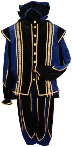 Overig Pietenpak Toledo Zwart-Blauw Luxe