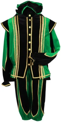 Overig Pietenpak Toledo Zwart-Groen Luxe