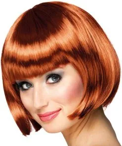 Overig Pruik Bobline Cabaret Koper