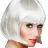 Overig Pruik Bobline Cabaret Wit