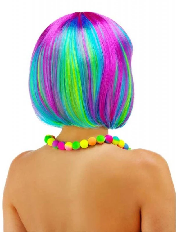 Overig Pruik Bobline Regenboog 4 Overig Pruik Bobline Regenboog - Afbeelding 2
