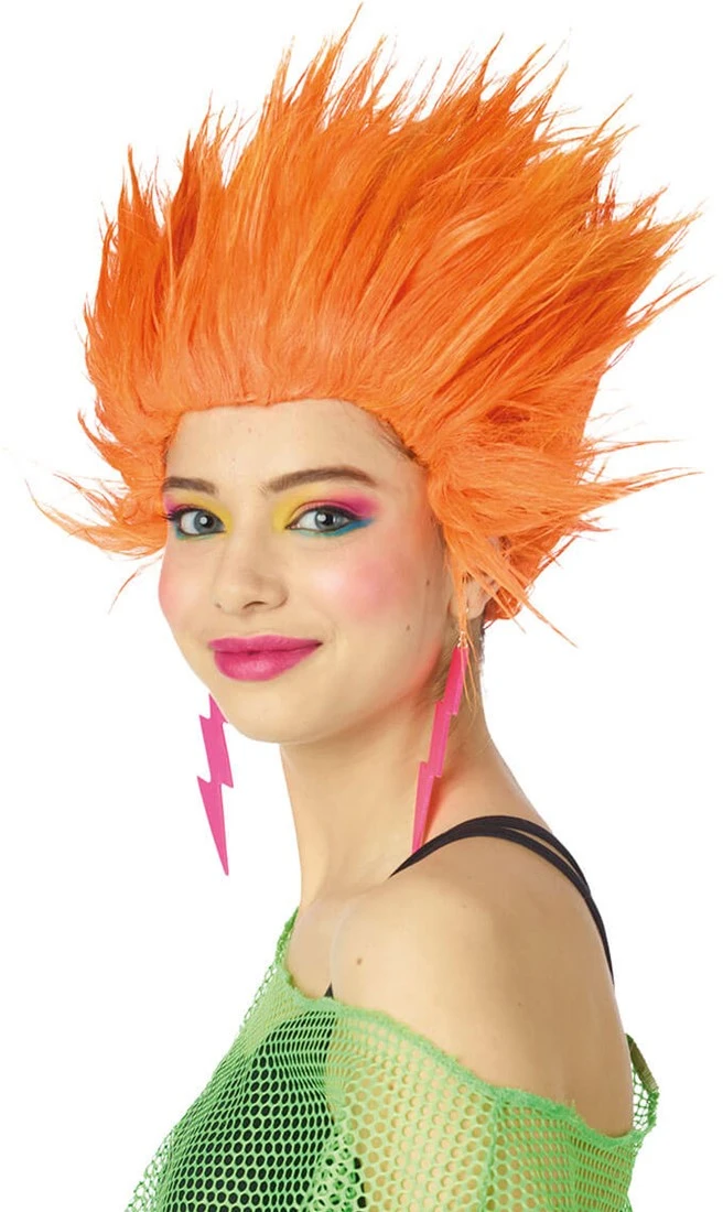 Overig Pruik Electric Shock Oranje 3 Overig Pruik Electric Shock Oranje