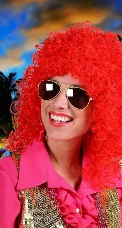 Overig Pruik Kimberly Luxe Rood