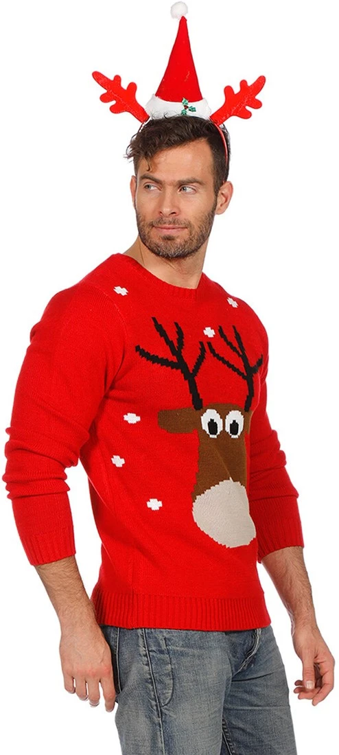 Overig Rode Kersttrui Met Rendier 4 Overig Rode Kersttrui Met Rendier - Afbeelding 2