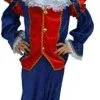 Overig Zwarte Piet Kind Luxe Blauw/Rood -Sinterklaas Verkoop zwarte piet kind luxe blauw rood