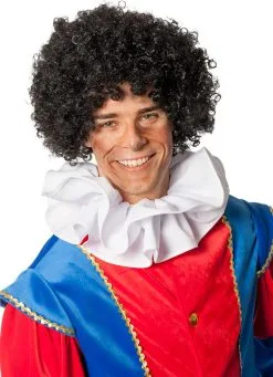 Overig Zwarte Piet Pruik Kleine Krul