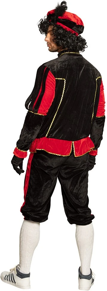 Overig Zwarte Pietenpak Zwart-Rood Voor Volwassenen 7 Overig Zwarte Pietenpak Zwart-Rood Voor Volwassenen - Afbeelding 5