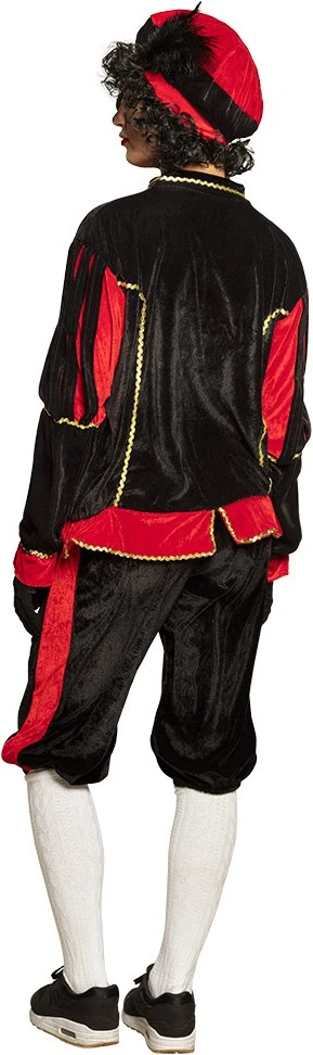 Overig Zwarte Pietenpak Zwart-Rood Voor Volwassenen 5 Overig Zwarte Pietenpak Zwart-Rood Voor Volwassenen - Afbeelding 3